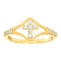 14K Gold Cubic Zirconia Ring