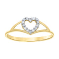 14K Gold Cubic Zirconia Ring