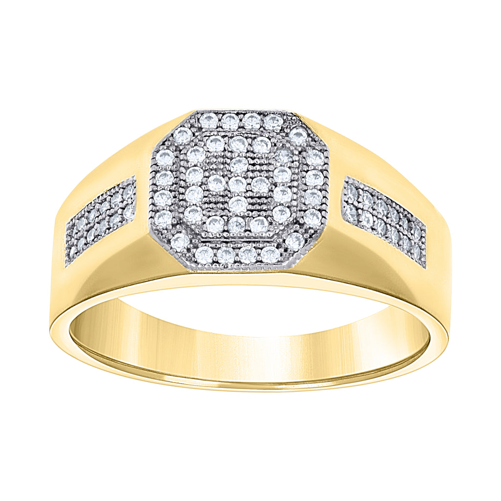 14K Gold Cubic Zirconia Ring