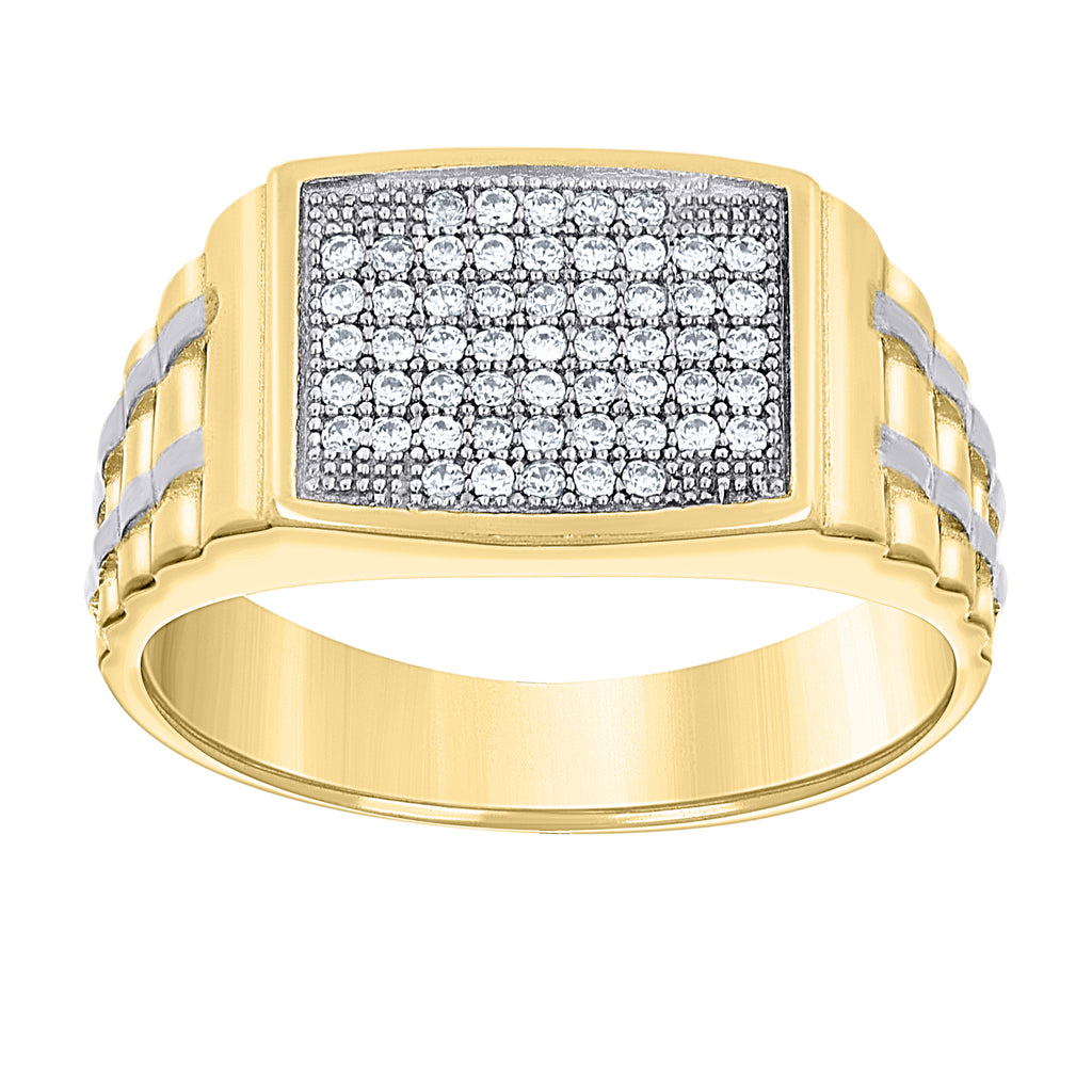 14K Gold Cubic Zirconia Ring