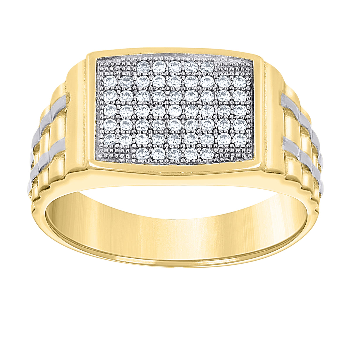 14K Gold Cubic Zirconia Ring