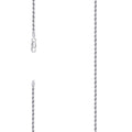925 Silver Solid Rope Chain 2.5mm-24"