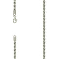 925 Silver Solid Rope Chain 4.5mm-24"