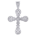 925 Sterling Silver Mens Cross Religious Charm Pendant