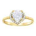 14K Gold Cubic Zirconia Ring