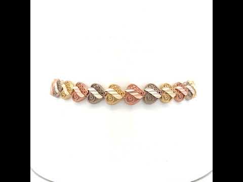 14K Gold Bracelet 7.5"