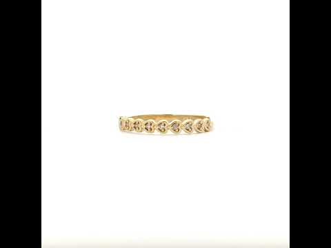 14K Gold Cubic Zirconia Ring