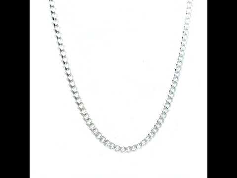 925 Silver Solid Miami Cuban Chain 3.5mm-20"