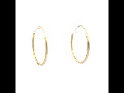 14K Gold Hoop Earring