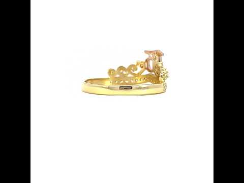 14K Gold Cubic Zirconia Ring