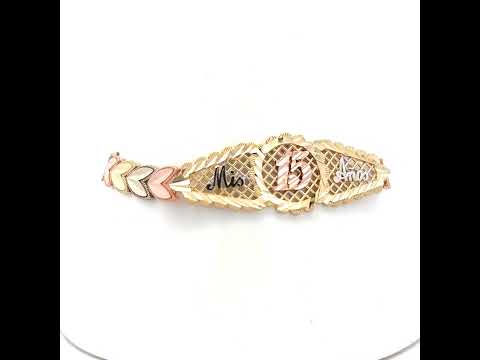 14K Gold Bracelet 7.5"