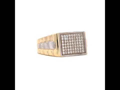 14K Gold Cubic Zirconia Ring