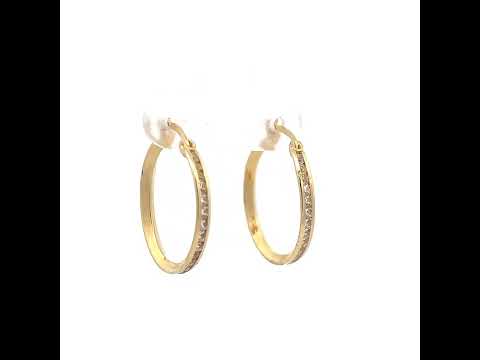 14K Gold Hoop Earrings