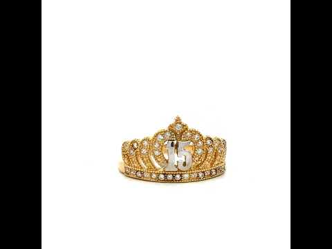 14K Gold Cubic Zirconia Ring
