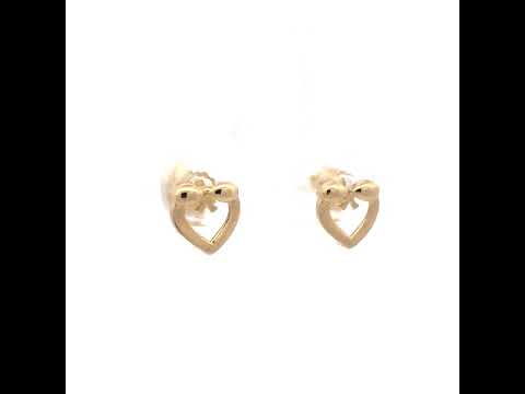 14K Gold Cubic Zirconia Earring