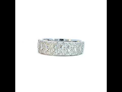 925 Sterling Silver Mens Cubic-Zirconia Fashion Wedding Band Ring Size 9