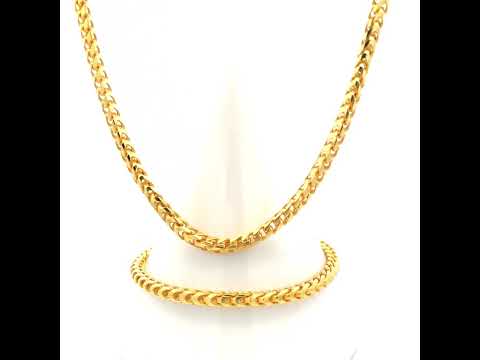 925 Silver Solid Franco Chain 3.7mm-9