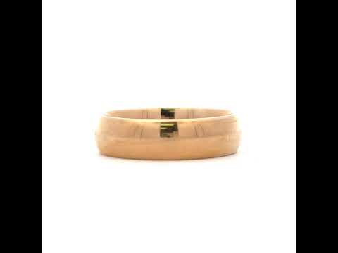 14K Gold Wedding Band Comfort-Fit 5mm-5