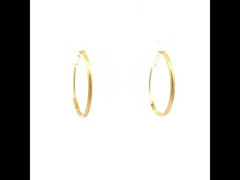 14K Gold Hoop Earring
