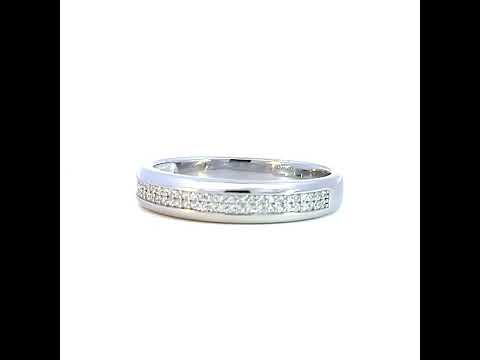 925 Sterling Silver Mens Cubic-Zirconia Fashion Wedding Band Ring Size 11