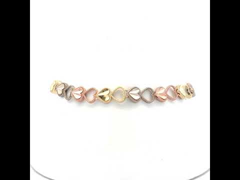 14K Gold Bracelet 7.5"