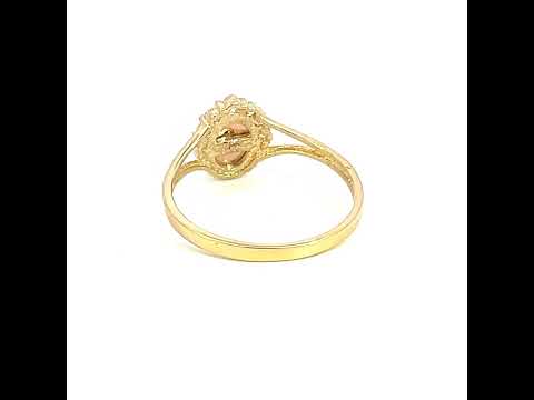14K Gold Cubic Zirconia Ring