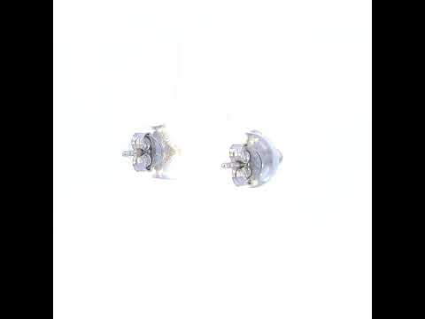 925 Sterling Silver Womens Cubic-Zirconia Fashion Stud Earrings