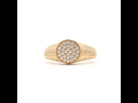14K Gold Cubic Zirconia Ring