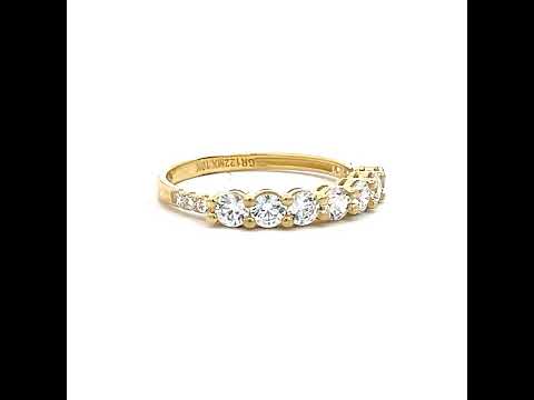 14K Gold Cubic Zirconia Ring