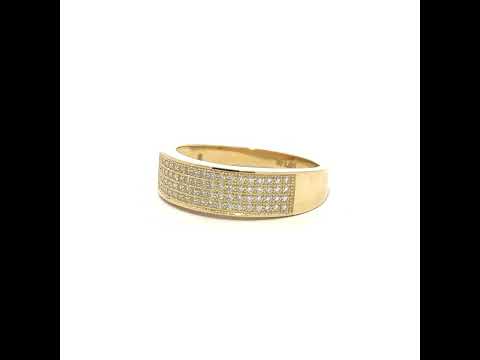 14K Gold Moissanite Ring S9