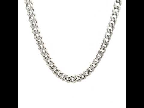 Stainless Steel Unisex 6mm 26 Inches Franco Fashion Chain Necklace