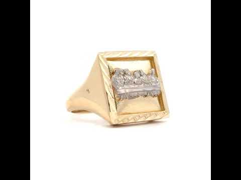 14K Gold Cubic Zirconia Ring