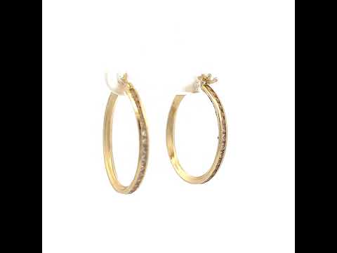 14K Gold Hoop Earrings