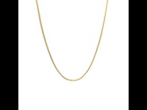 925 Silver Solid Franco Chain 1mm-18