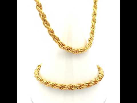 925 Silver Solid Rope Chain 4.5mm
