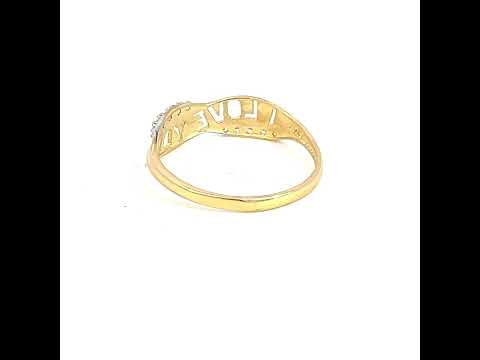 14K Gold Cubic Zirconia Ring