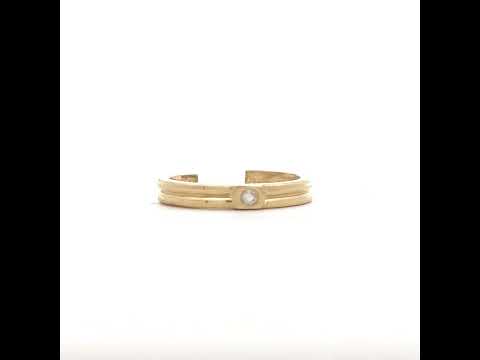 10K Yellow Gold Womens Cubic-Zirconia Fashion Toe Ring