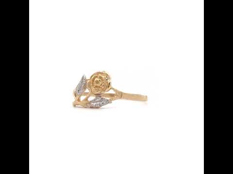 14K Gold Cubic Zirconia Ring
