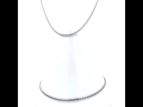 925 Silver Solid Miami Cuban Chain 2mm-18"