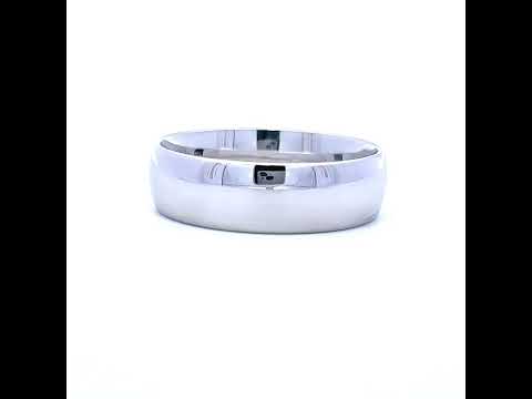 925 Sterling Silver Mens Comfort Fit Wedding Band 8mm Ring Size 13