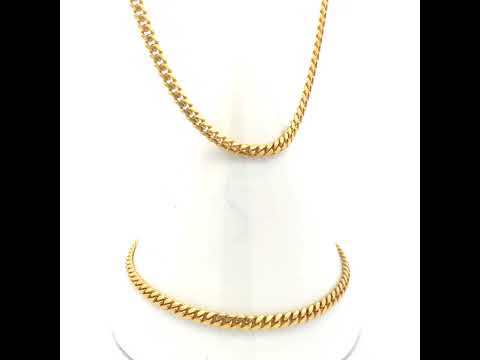 925 Silver Solid Miami Cuban Chain 3.5mm
