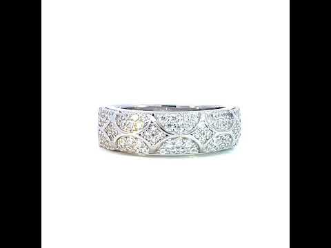 925 Sterling Silver Mens Cubic-Zirconia Fashion Wedding Band Ring