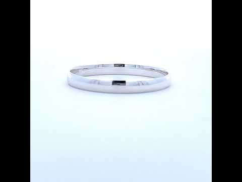 925 Sterling Silver Unisex Flat 3mm Comfort Fit Wedding Band Ring Size 11