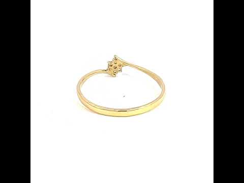 14K Gold Cubic Zirconia Ring