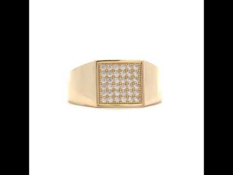 14K Gold Cubic Zirconia Ring