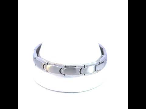 Stainless Steel Mens Fashion Bracelet Size 8.5 Inches