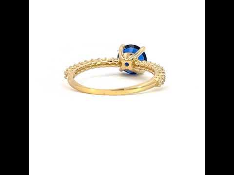 14K Gold Cubic Zirconia Ring