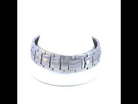 Stainless Steel Mens Fashion Bracelet Size 8.5 Inches