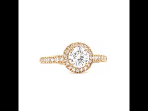 14K Gold Cubic Zirconia Ring