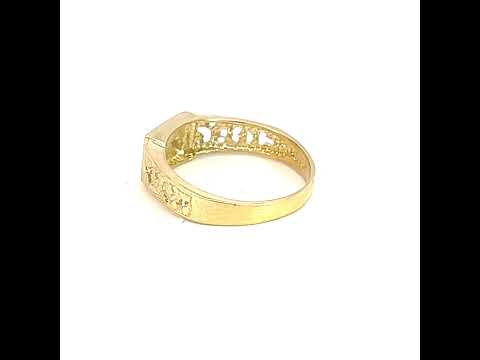 14K Gold Baby Ring